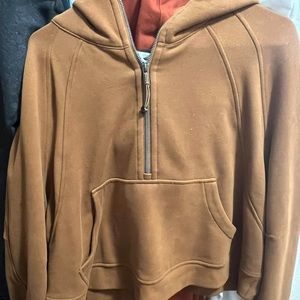 LuluLemon half zip cropped sweater